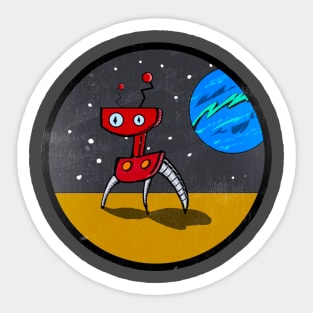 Teeko lost in space! Sticker